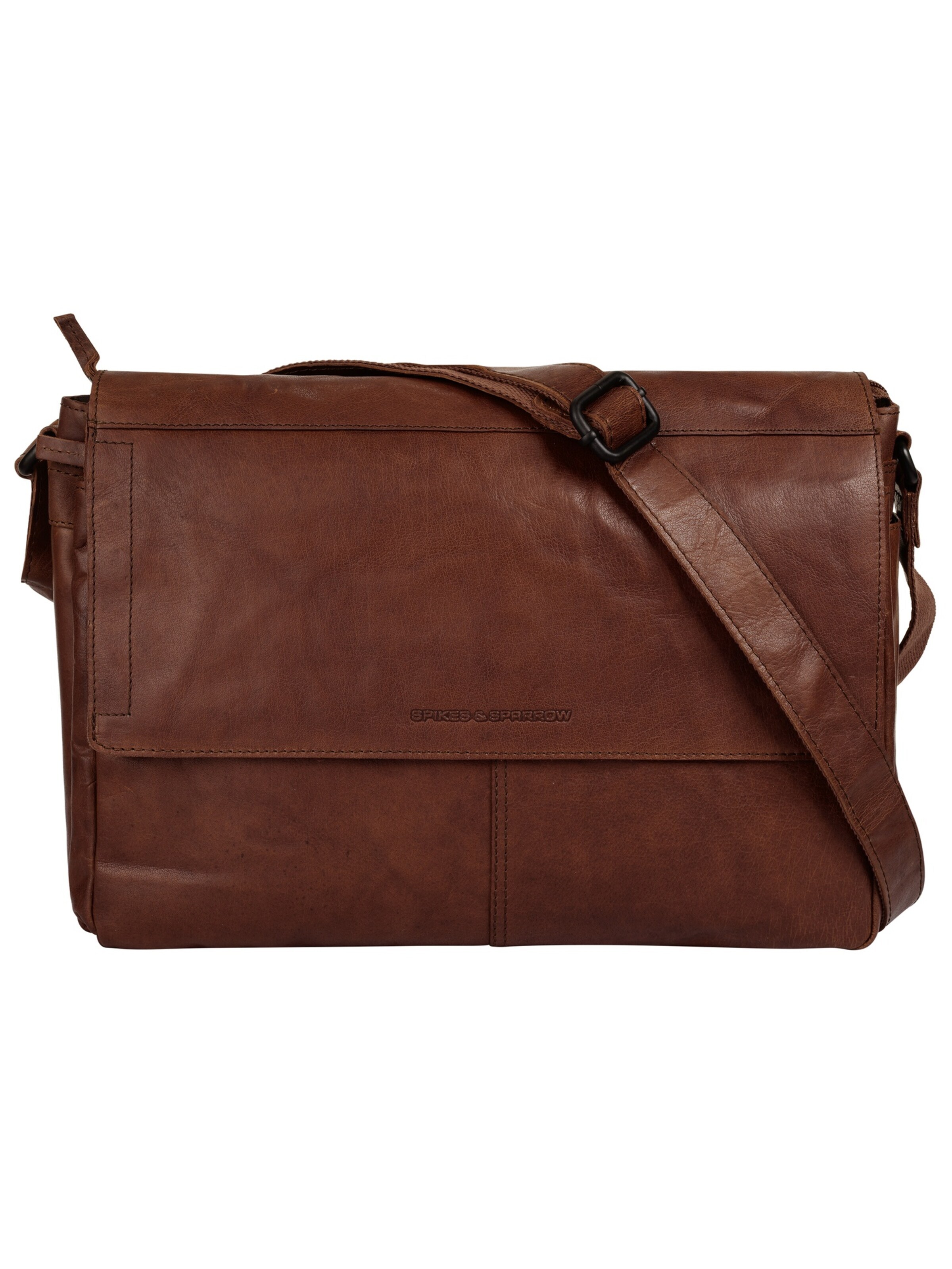 Spikes & Sparrow Messenger in Brown: front