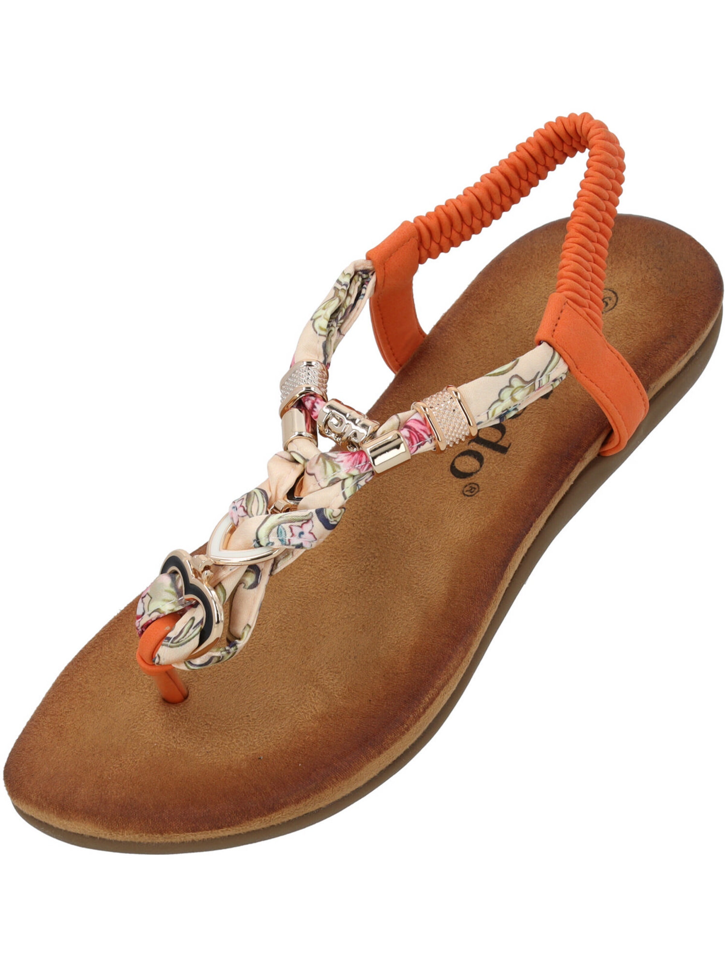 Palado by Sila Sahin Teenslipper 'Palado Jurte by Sila Sahin' in Oranje: voorkant