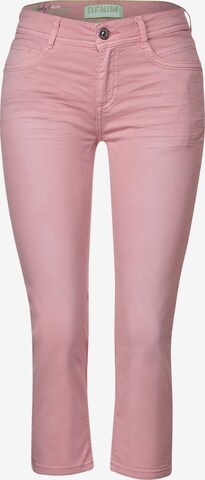 STREET ONE Skinny Jeans in Pink: front