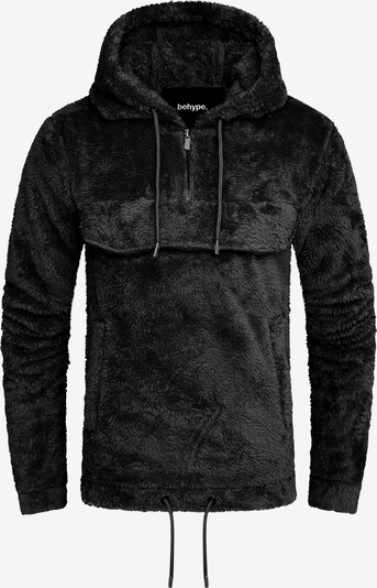 behype Kapuzenpullover 'POCKET' in schwarz, Produktansicht