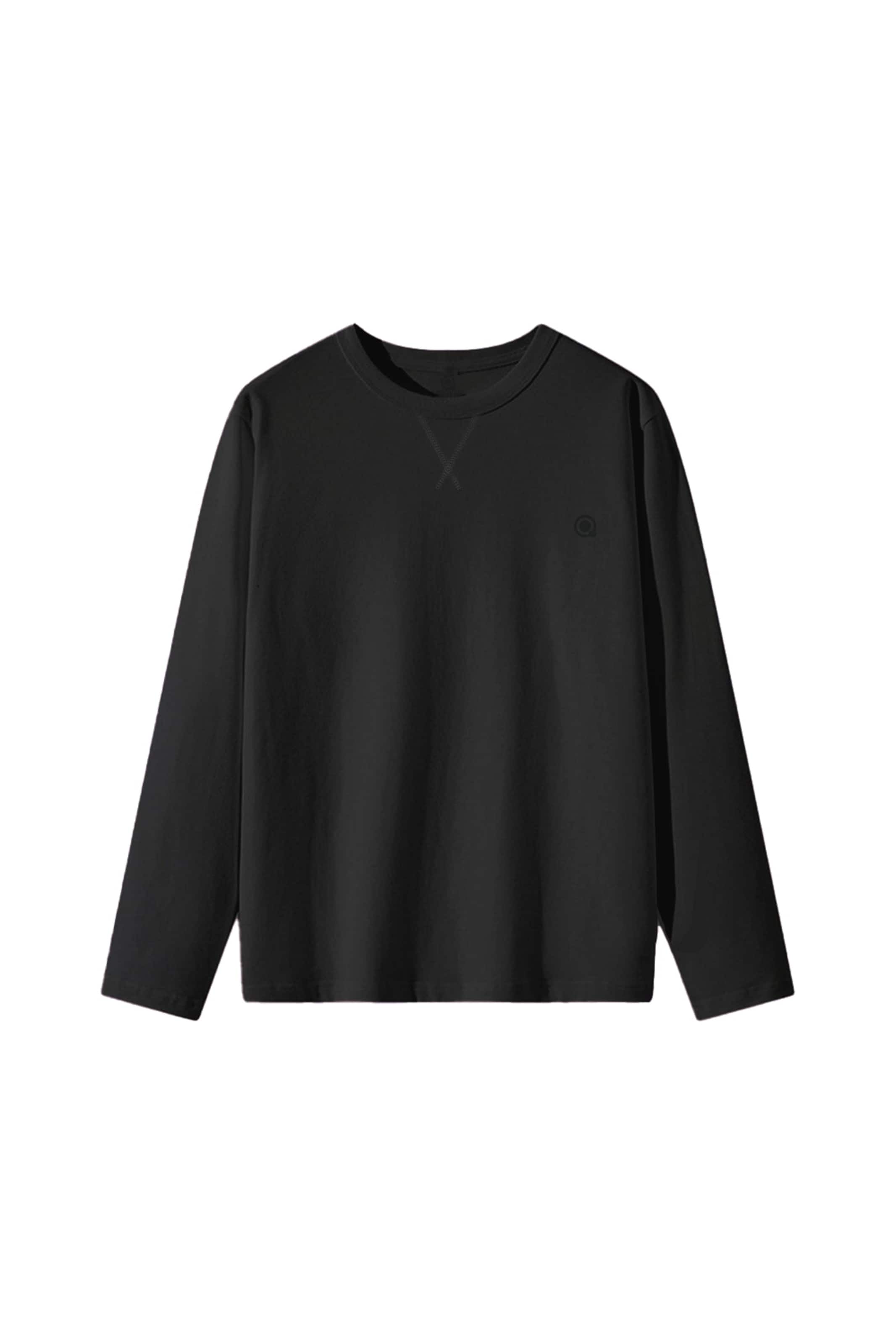 UNIQVIBE Shirt in Zwart: voorkant