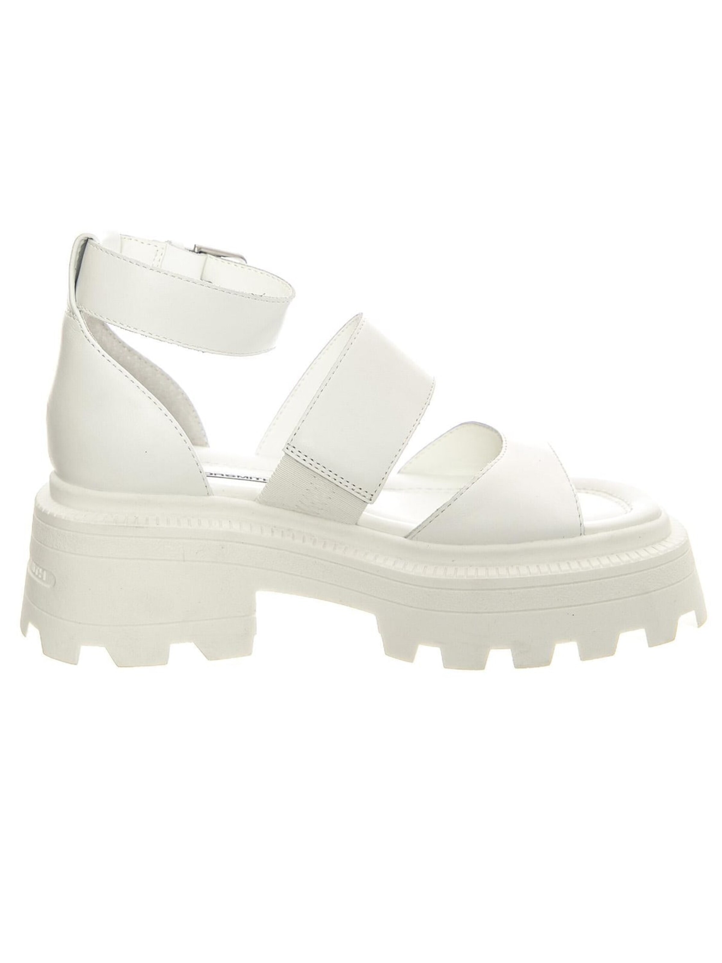Sandalo 'Reveal White Leather Sandals' di Windsor Smith in bianco
