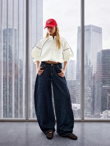 Bershka Baggy Farmer - kék: elől