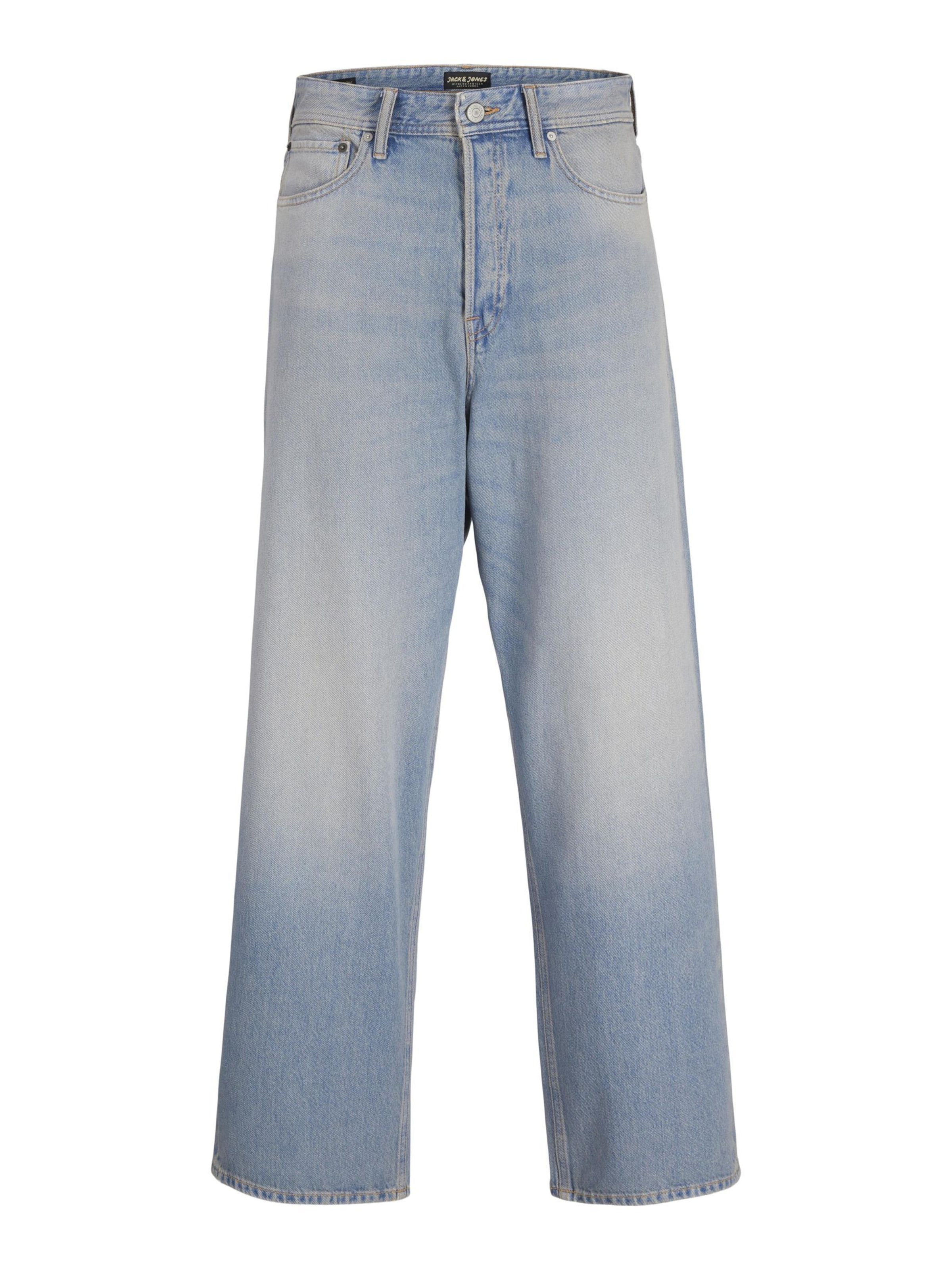 Jack & Jones Junior Loosefit Jeans 'JJIAlex JJOriginal' in Blauw: voorkant