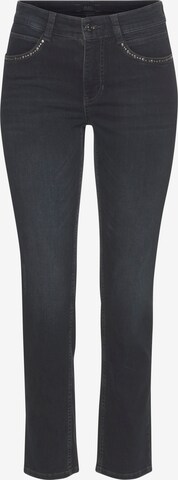 MAC Slim fit Jeans 'Angela' in Black: front