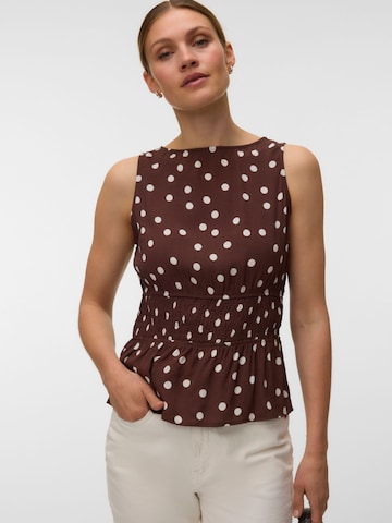 Top 'VMElisa' di VERO MODA in marrone: frontale