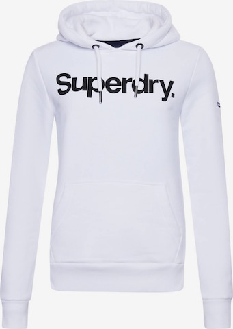 Superdry Sweatshirt in Wit: voorkant
