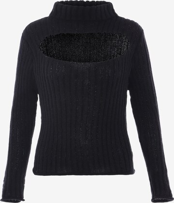 Pull-over aleva en noir : devant