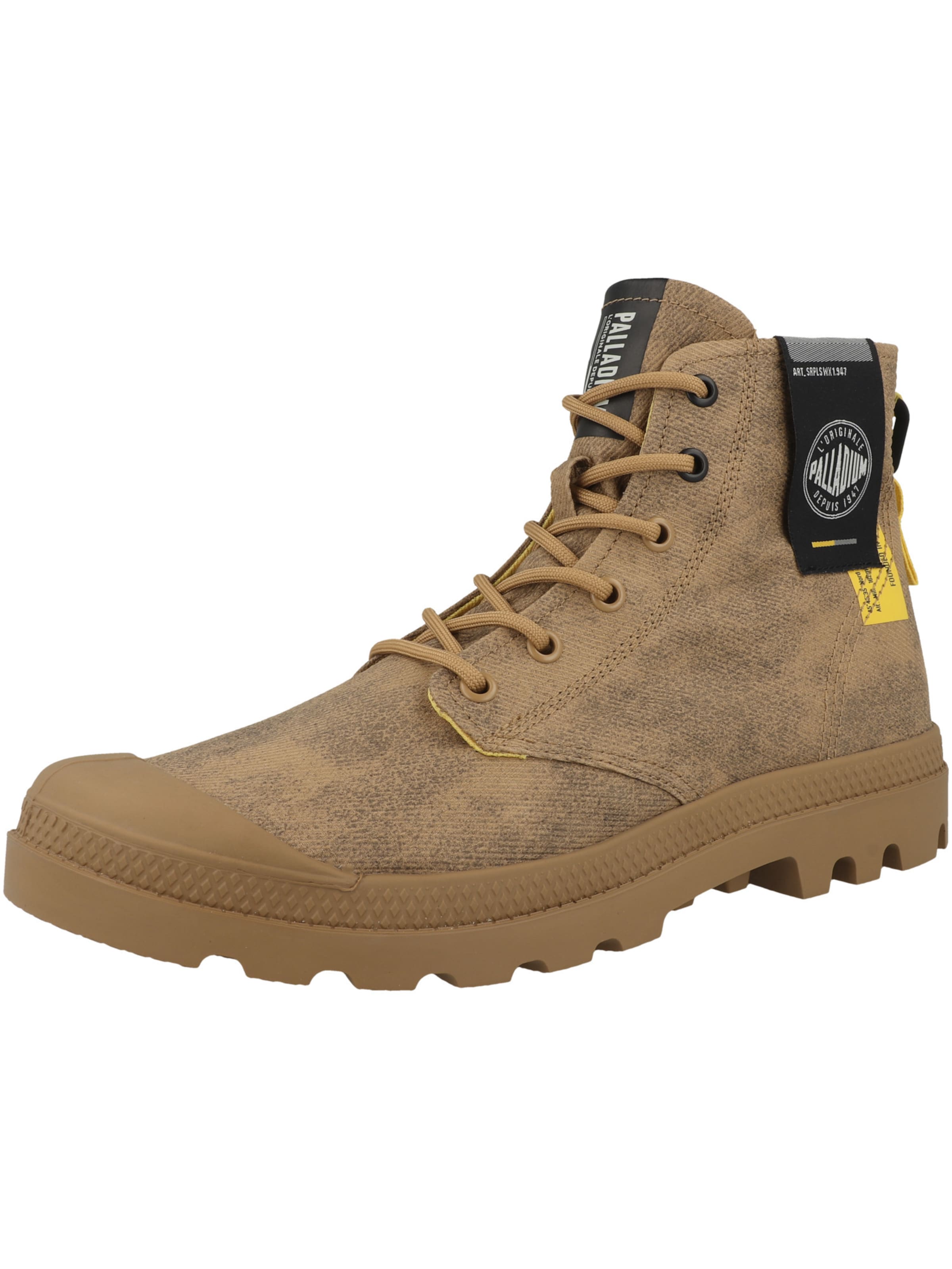 Stivaletto stringato 'Pampa Surplus' di Palladium in marrone: frontale