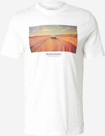 s.Oliver Shirt in Weiß: Vorderseite