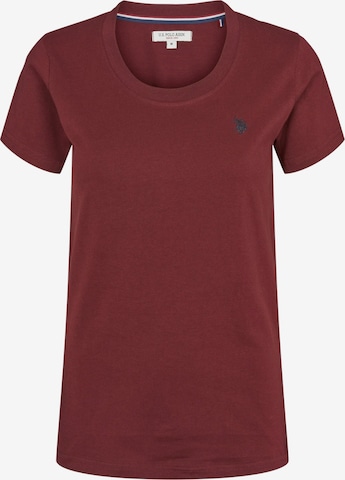 U.S. POLO ASSN. T-Shirt 'Amy' in Rot: Vorderseite