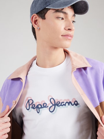 Pepe Jeans - Sudadera en blanco