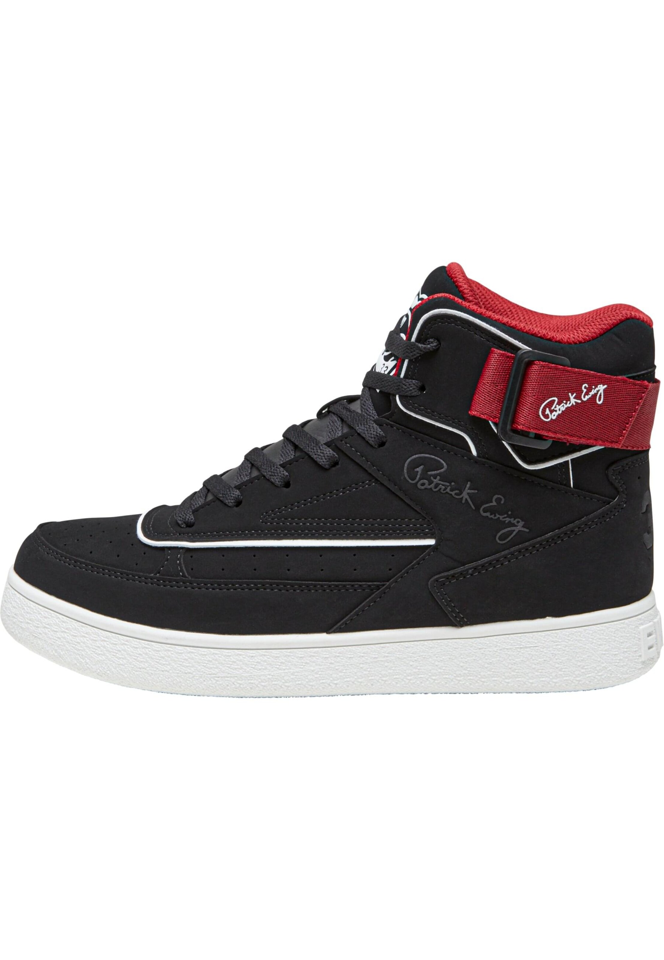 Sneaker alta 'Rebound' di Ewing in nero: frontale