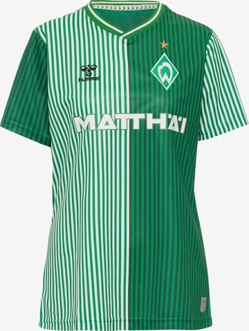 Hummel Jersey 'Werder Bremen 23-24 Heim' in Green: front