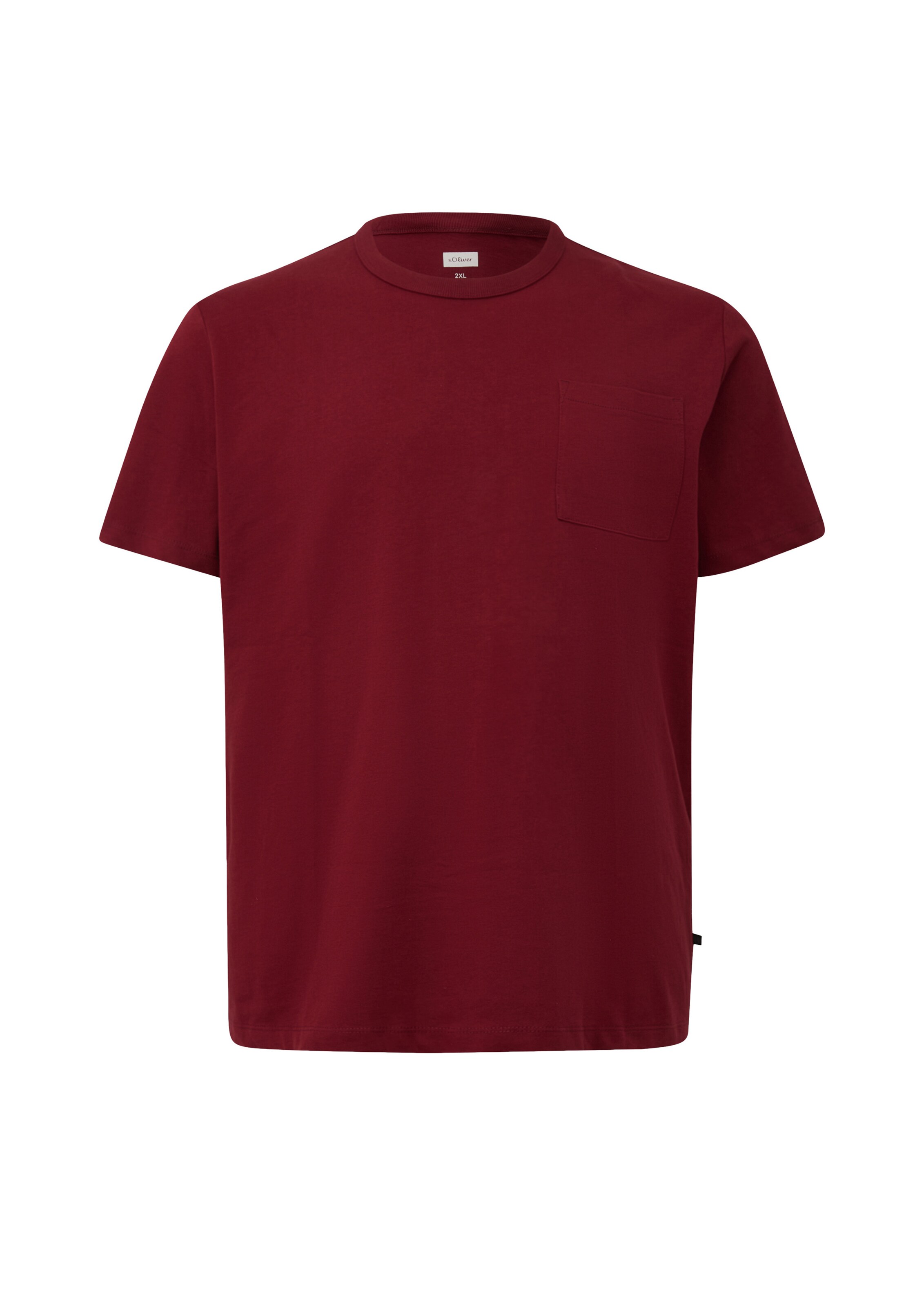 T-Shirt s.Oliver Men Big Sizes en rouge : devant
