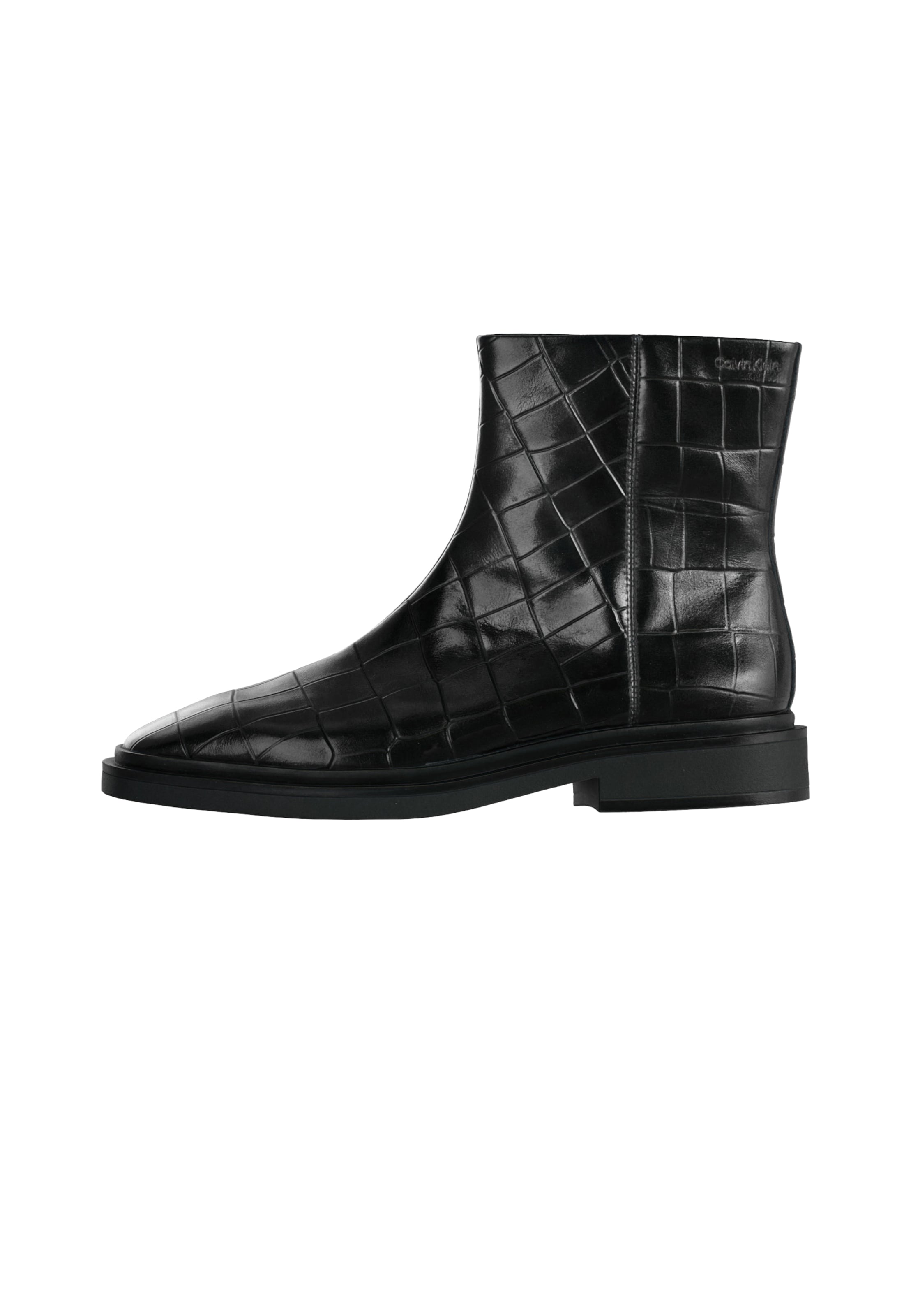 Ankle boots di Calvin Klein in nero: frontale