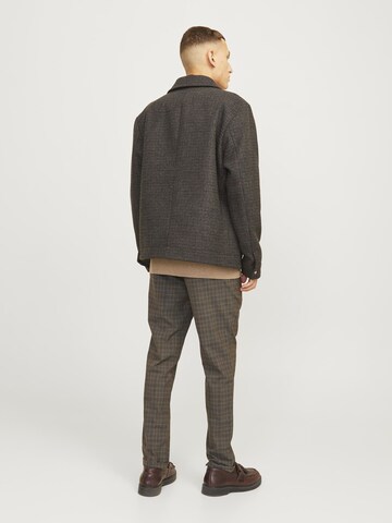 JACK & JONES Slim fit Chino Pants 'JPSTMarco JJConnor' in Brown