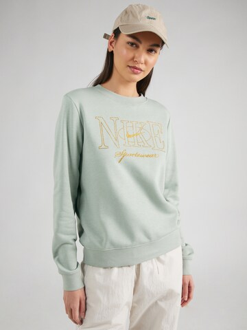 Nike Sportswear Mikina 'Club Fleece' - Zelená: predná strana