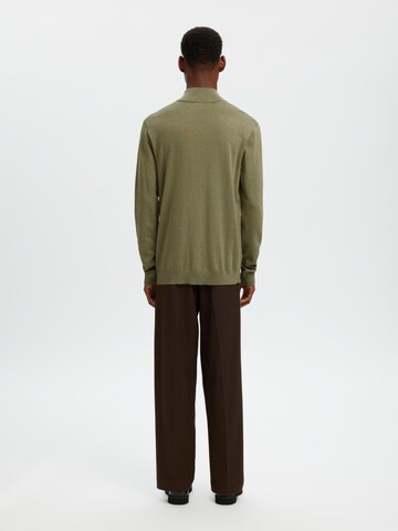 SELECTED - Ajuste regular Jersey 'SLHBERG' en verde