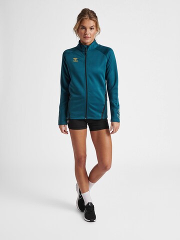 Hummel Sports sweat jacket 'Cima' in Blue