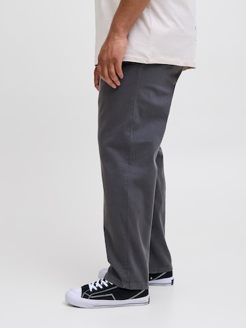 Jack & Jones Plus Свободный крой Брюки-чинос 'JPSTKANE' в Серый