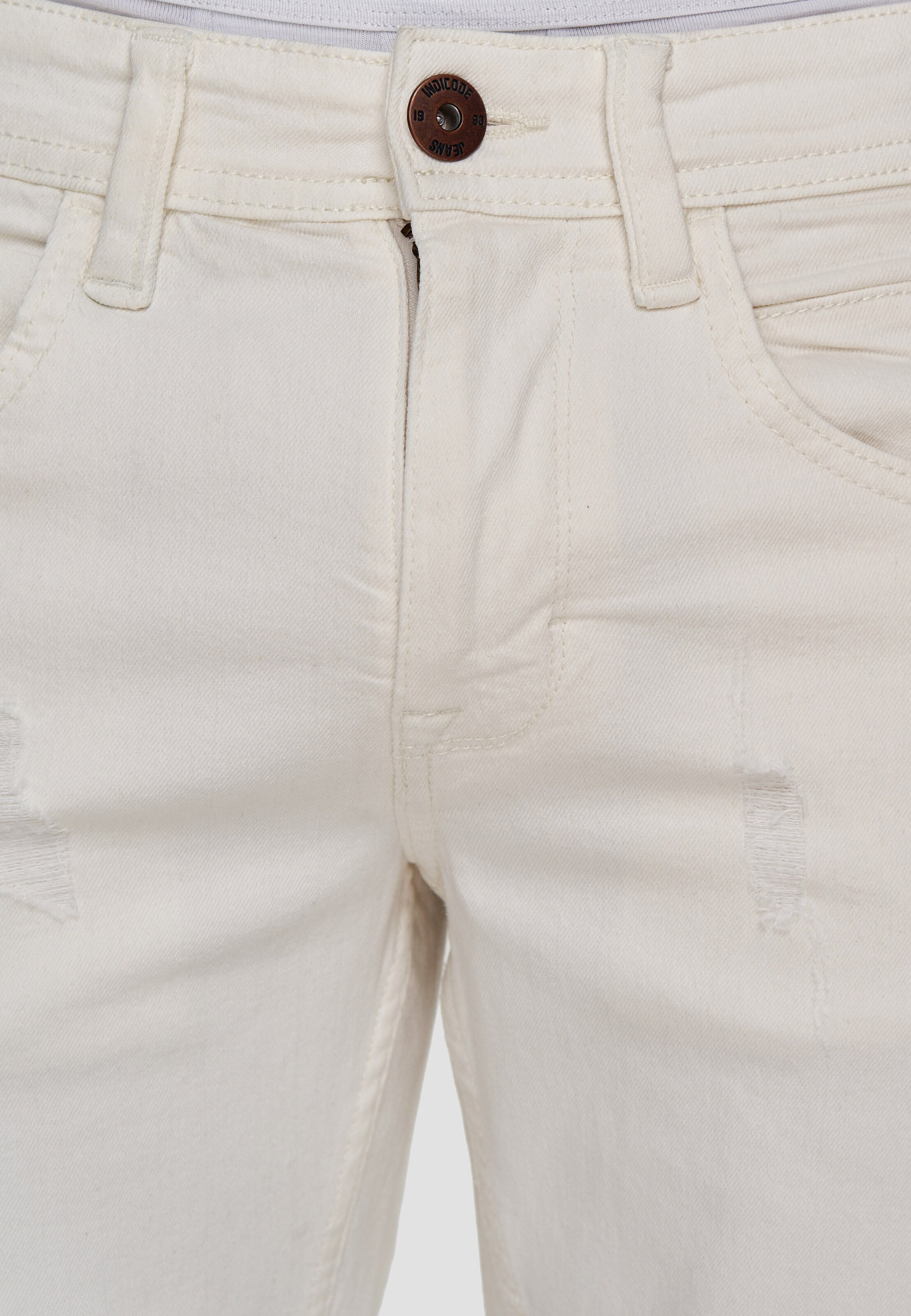 Männer Hosen INDICODE JEANS Jeans ' Page ' in Weiß - SX61922