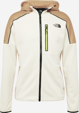 THE NORTH FACE Sportovní mikina – zelená: přední strana