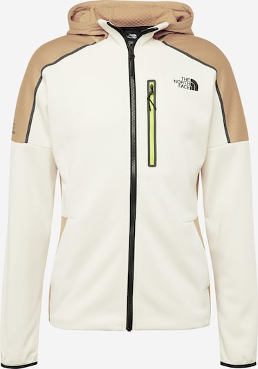 THE NORTH FACE Sportsweatjacke in gelb / khaki / schwarz / weiß, Produktansicht