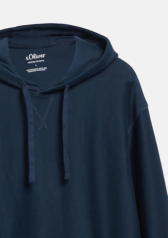 Sweat-shirt s.Oliver en bleu