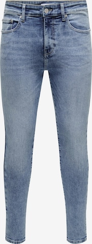 Only & Sons Skinny Jeans 'FLY' in Blue: front