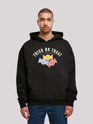 F4NT4STIC Sweatshirt 'Trick Or Treat Halloween' in Black: front