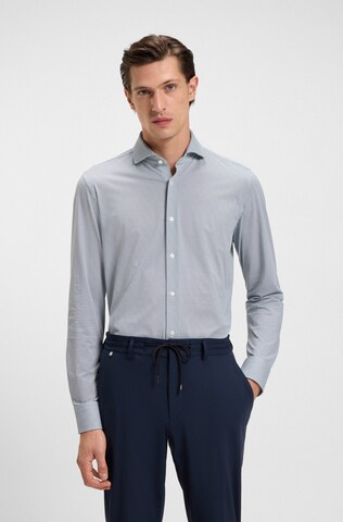 BOSS Regular fit Button Up Shirt in Blue: front