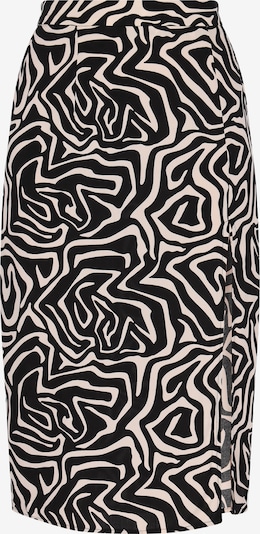 Sijonas iš myMo ROCKS, spalva – nebalintos drobės spalva / juoda, Prekių apžvalga