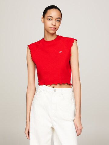 Tommy Jeans Shirt 'Essential' in Red