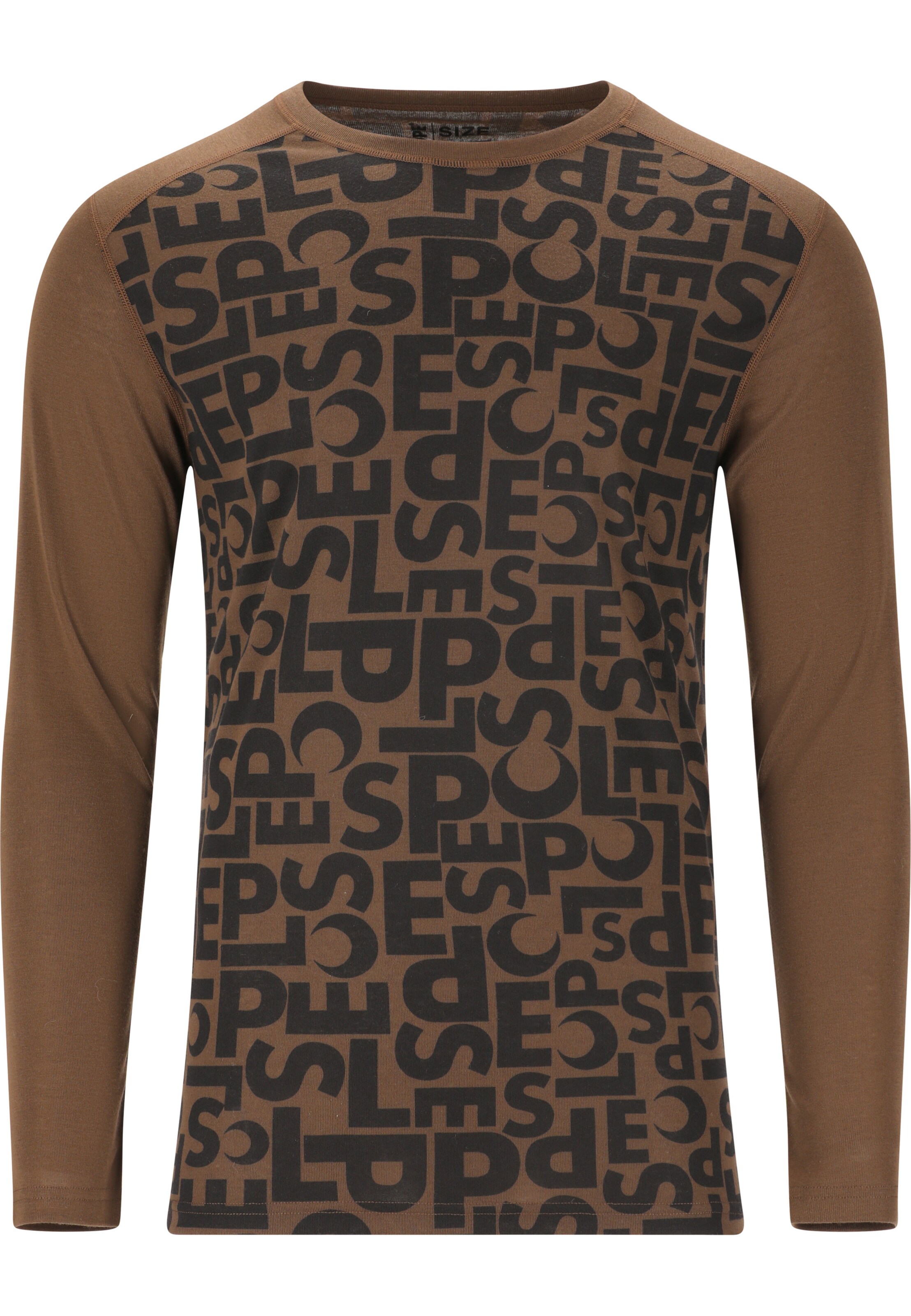 SLOPE Baselayer 'Rei' in Braun: Vorderseite