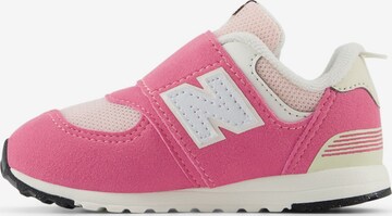 new balance - Sapatilhas '574 NEW-B HOOK & LOOP' em rosa: frente