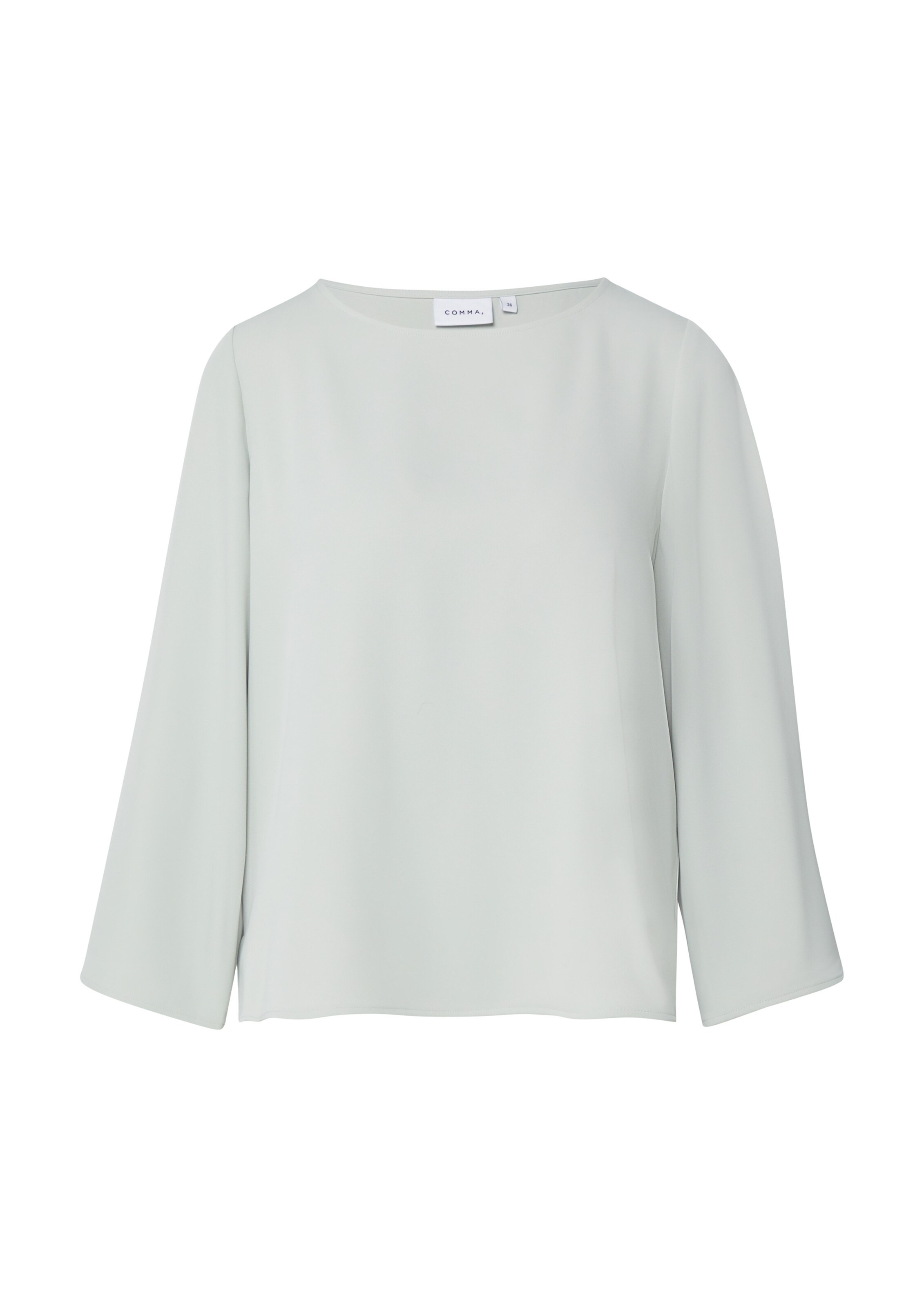 COMMA Bluse in Blau: Vorderseite