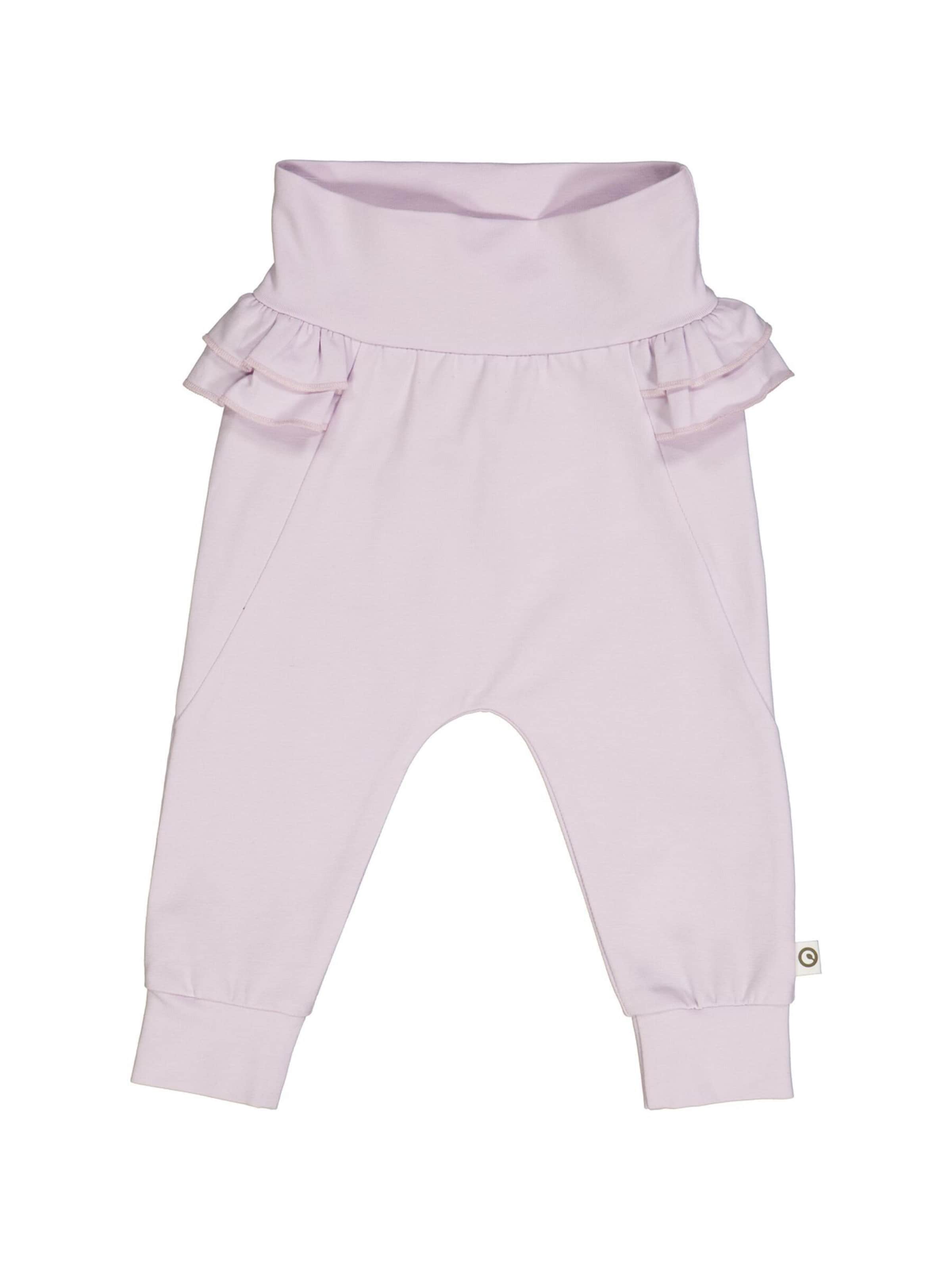 Regular Pantalon Müsli by GREEN COTTON en violet : devant