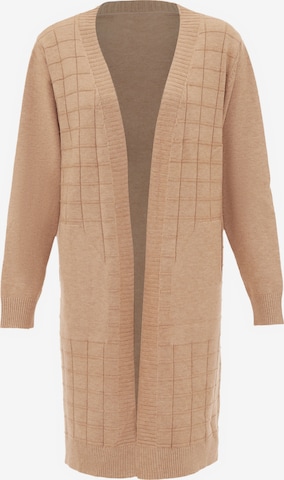 Sidona - Casaco de malha em bege: frente
