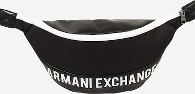 Borsetă ARMANI EXCHANGE pe negru / alb, Vizualizare produs