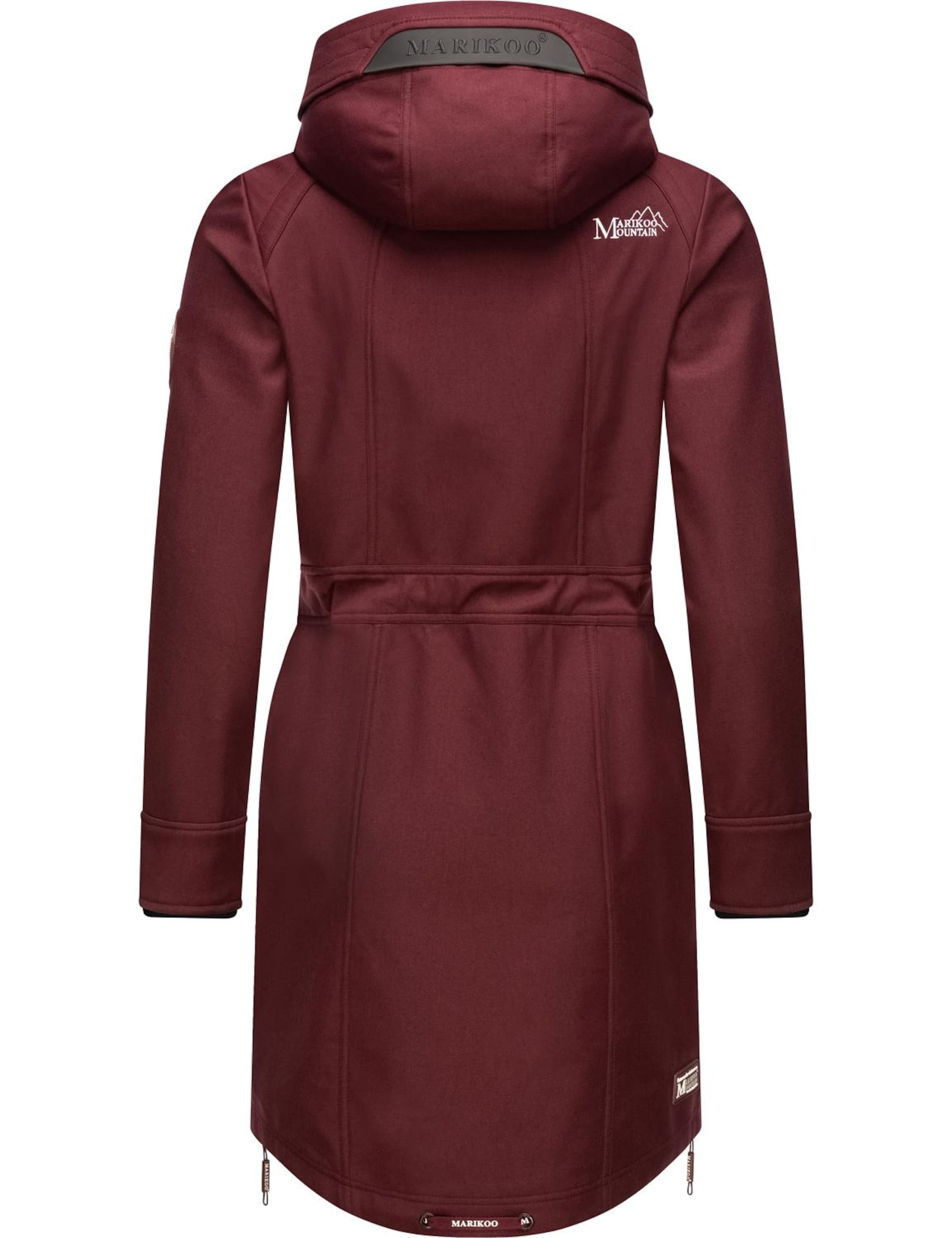 Parka mi-saison MARIKOO en rouge