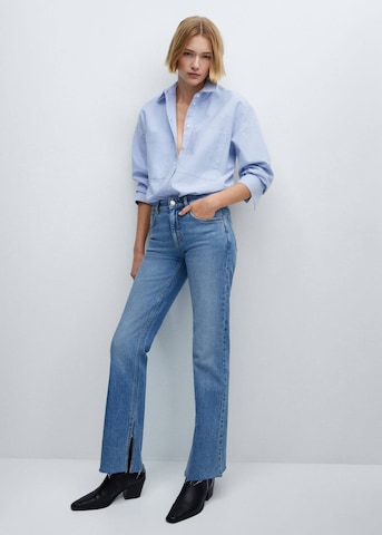 MANGO Regular Jeans 'Elle' in Blau