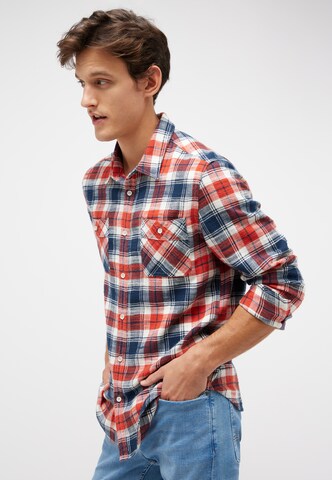 MUSTANG Regular fit Button Up Shirt in Blue