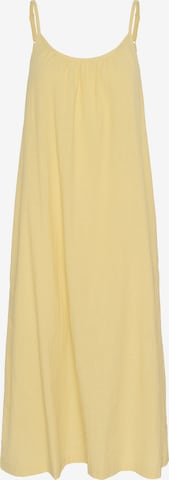 Robe d’été Kaffe en jaune : devant