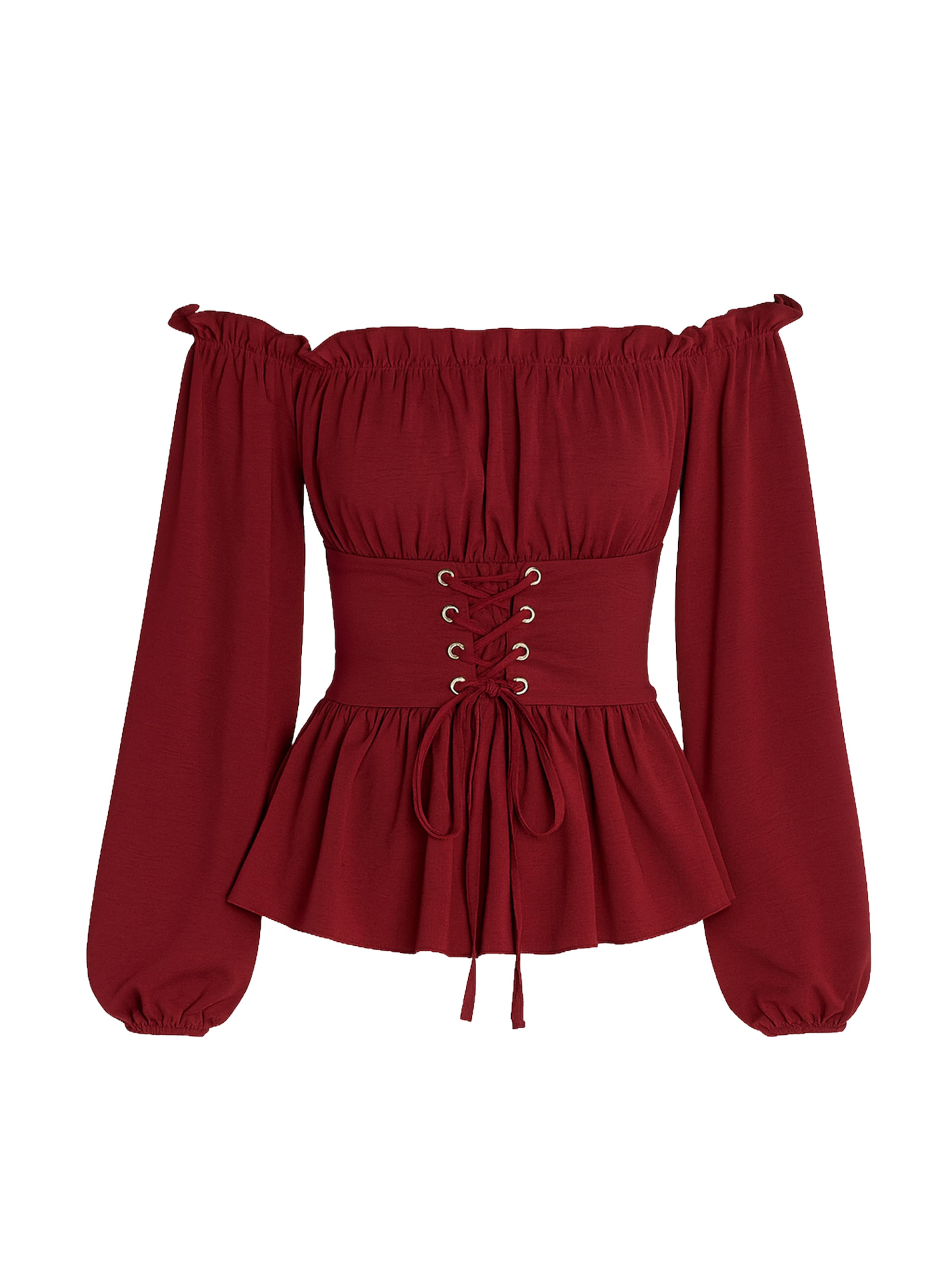 Chemisier Elara en rouge : devant