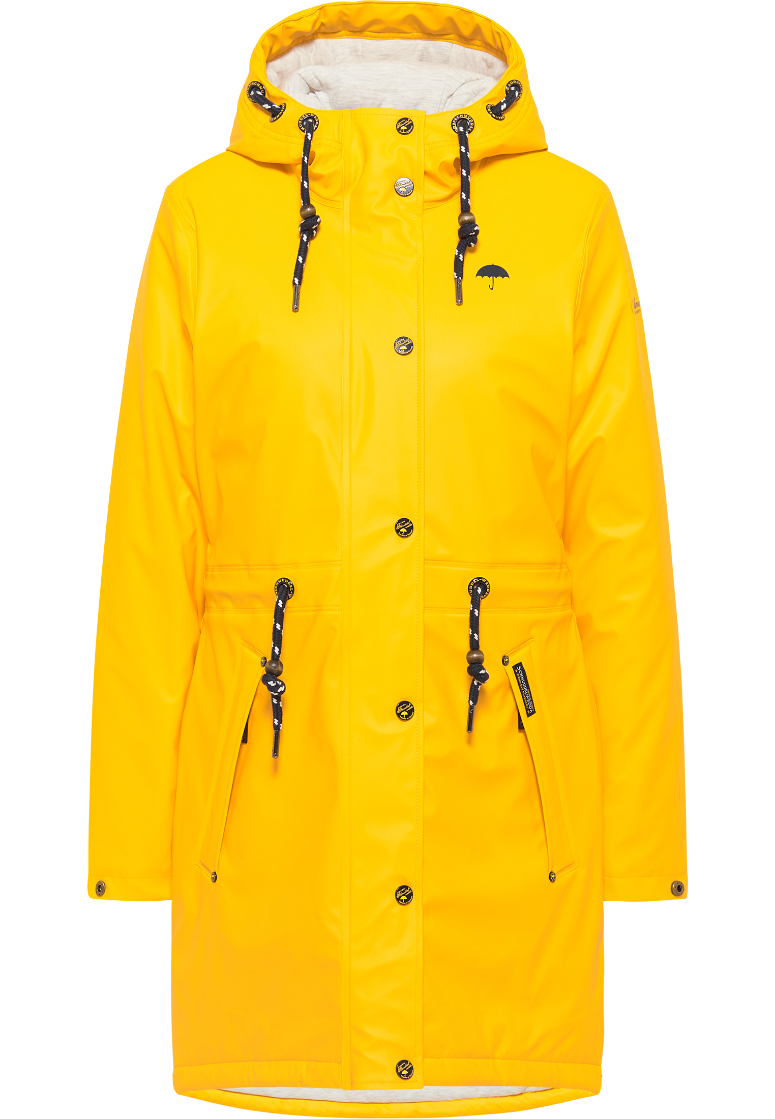 Płaszcze LQ1Lk Schmuddelwedda Płaszcz przejściowy w kolorze Żółtym 