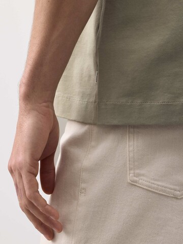 T-Shirt Marks & Spencer en beige : devant