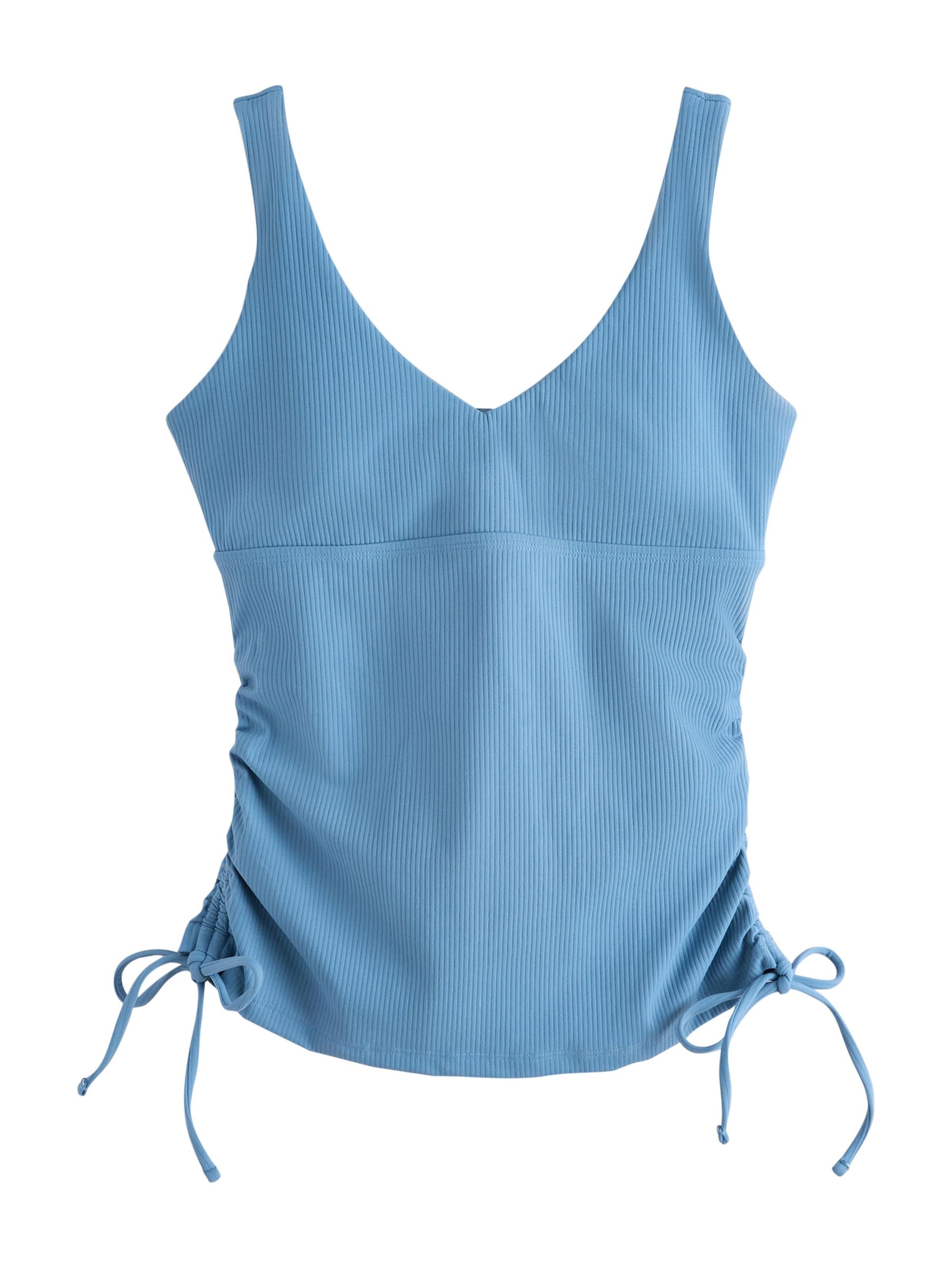 Top di self. in blu: frontale