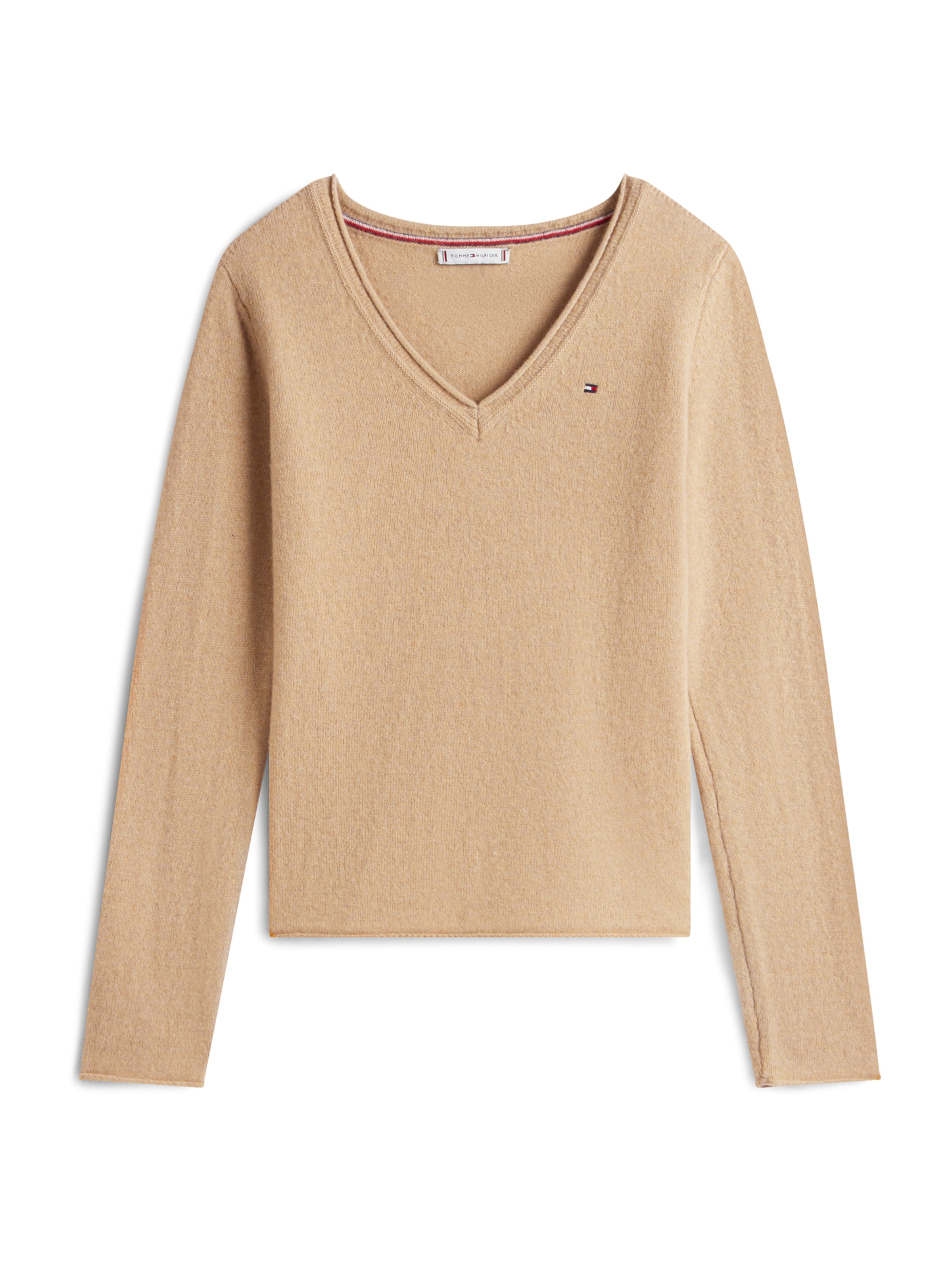 TOMMY HILFIGER Πουλόβερ σε μπεζ: μπροστά