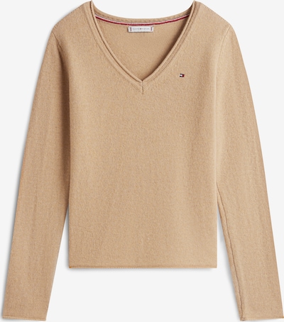 TOMMY HILFIGER Pulover u boja devine dlake (camel) / mornarsko plava / crvena / bijela, Pregled proizvoda